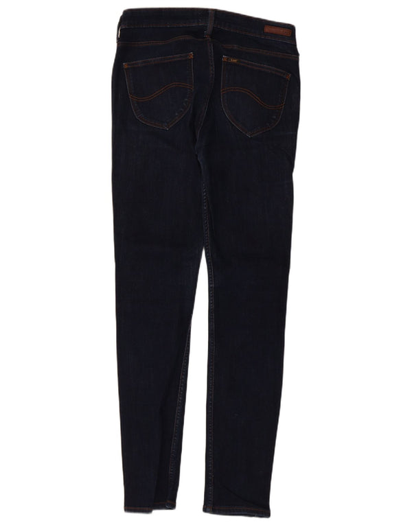 Vaqueros Ajustados Lee Mujer W30 L30 Azul Marino