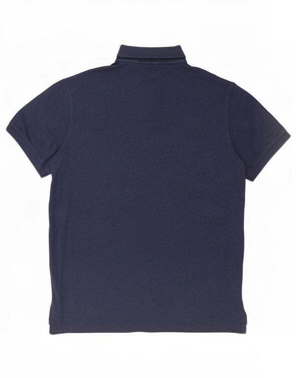 Polo Ralph Lauren Camisa ajustada personalizada para hombre Algodón azul marino grande