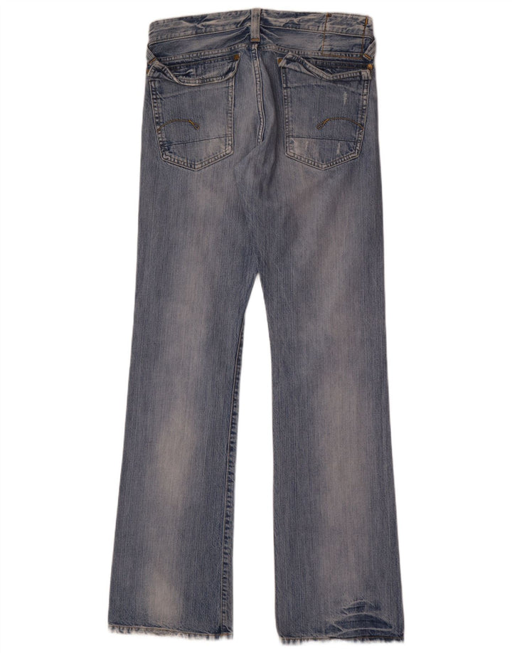 Vaqueros Bootcut desgastados para hombre G-Star W32 L36 Algodón azul