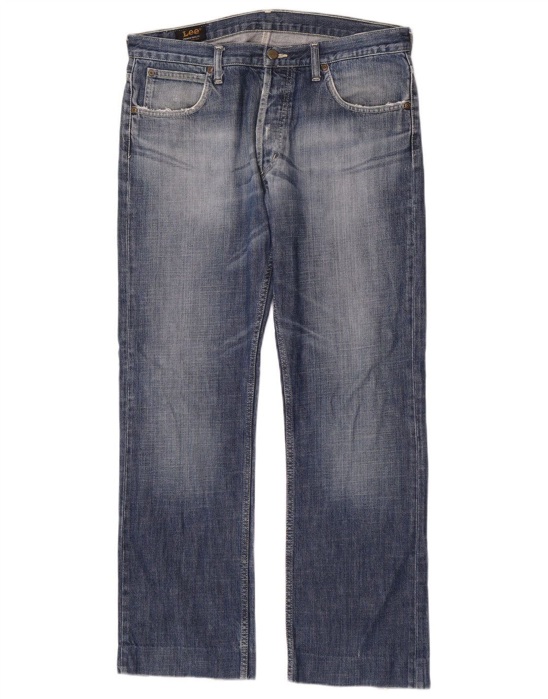Vaqueros rectos Lee Freeburn para hombre W34 L30 Algodón azul