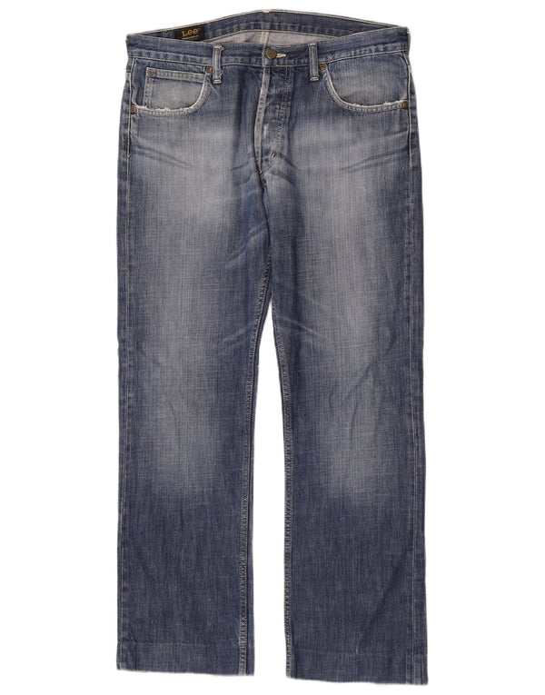 Vaqueros rectos Lee Freeburn para hombre W34 L30 Algodón azul