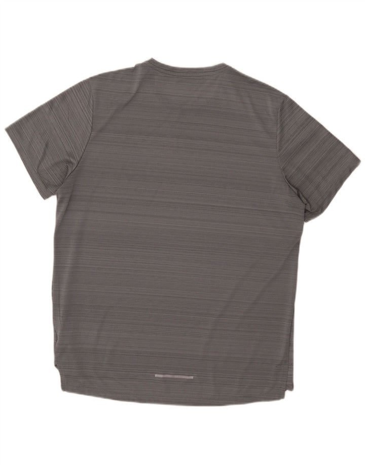 Camiseta Nike Dri Fit para hombre Top poliéster gris grande