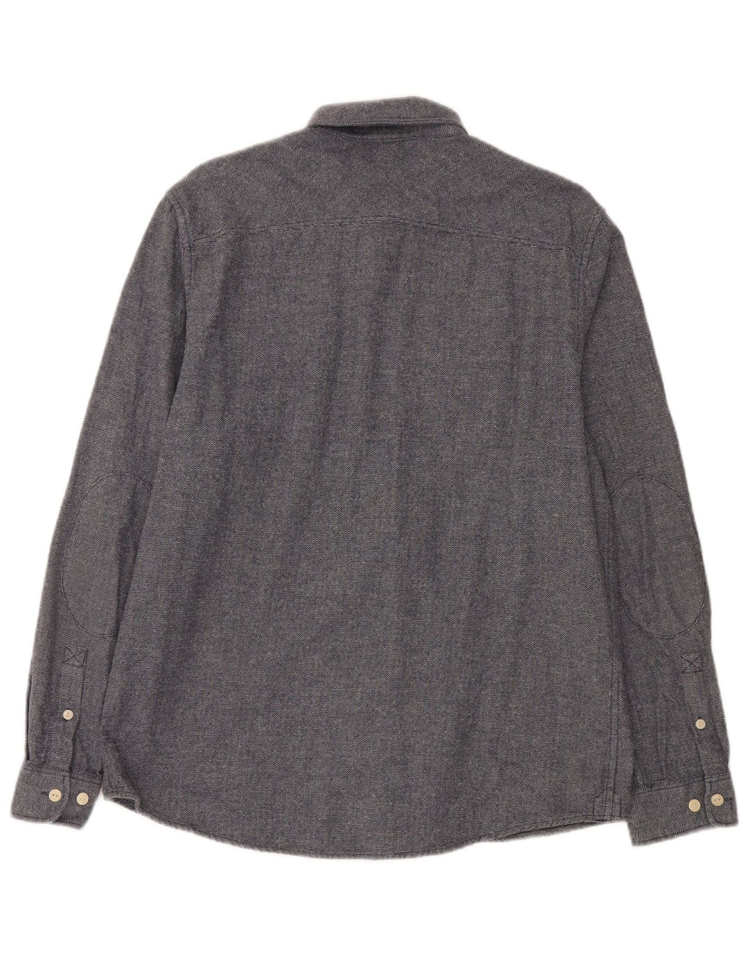 Camisa Jack Wills para hombre de algodón en espiga azul grande