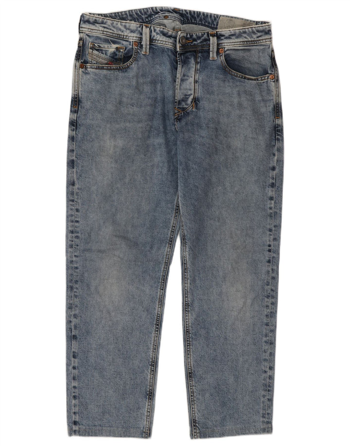 Diesel Vaqueros Rectos Hombre W31 L27 Algodón Azul