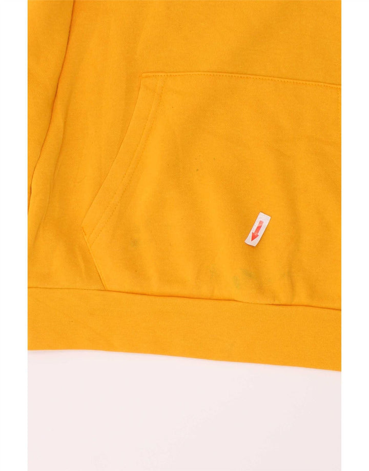 Champion Sudadera con capucha gráfica para niños 9-10 años Amarillo mediano