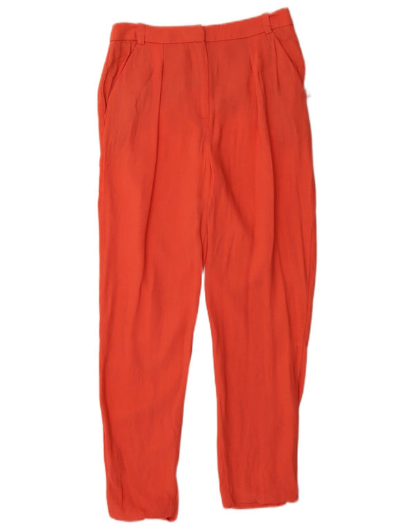 Whistles Pantalones chinos ajustados de cintura alta para mujer UK 6 XS W26 L26 Naranja
