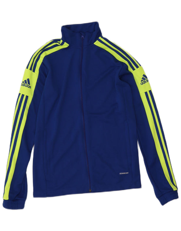 Adidas Hombre Aeroready Graphic Chándal Top Chaqueta Pequeño Azul Colorblock