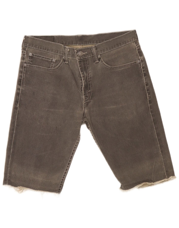 Levi's Pantalones cortos de mezclilla para hombre W34 Algodón gris grande