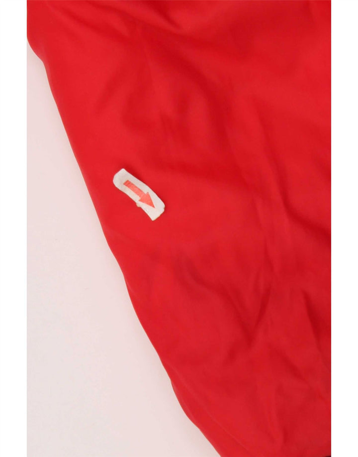 Vintage hombres reversible chaqueta acolchada Reino Unido 38 medio azul marino colorblock