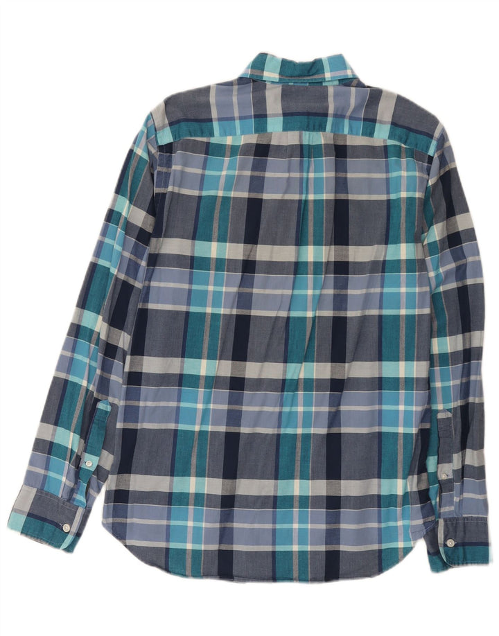 Camisa J. Crew para hombre de algodón a cuadros azules pequeños