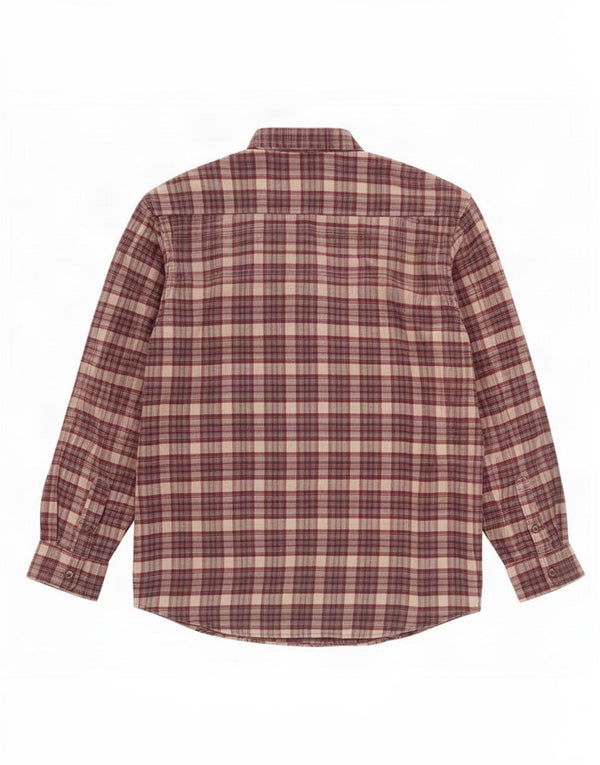 European Project Camisa de franela para hombre 2XL Algodón a cuadros multicolor