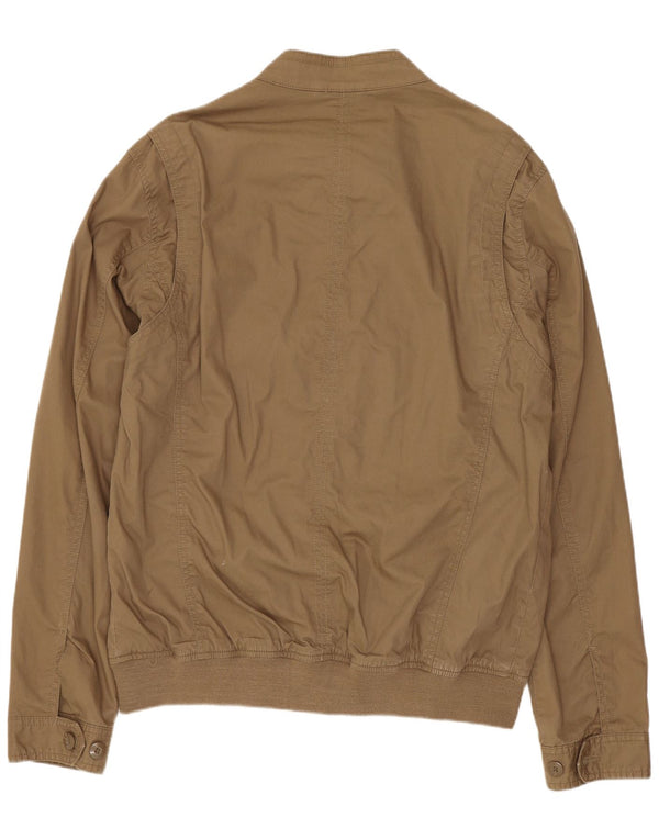 Zara Hombre Cazadora Bomber ES 42 XL Algodón Beige