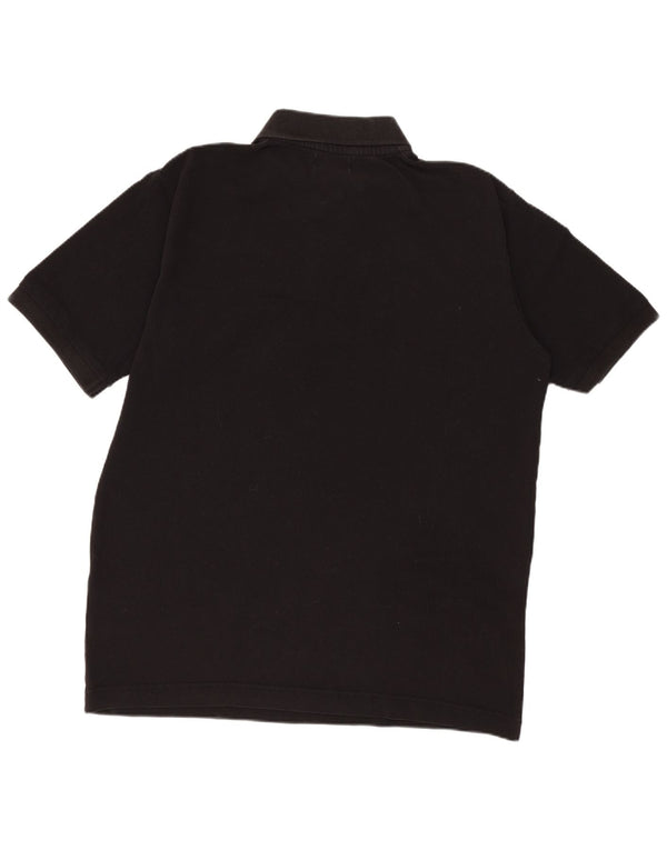 KAPPA Polo para hombre grande de algodón negro