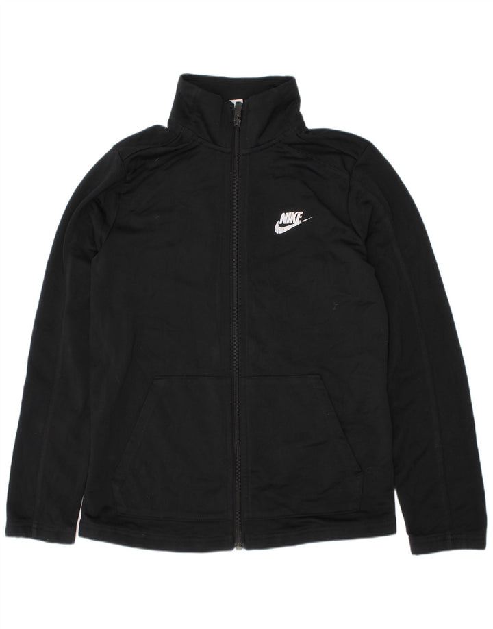 Nike Chaqueta de chándal para niños 10-11 años Mediana Negro Poliéster