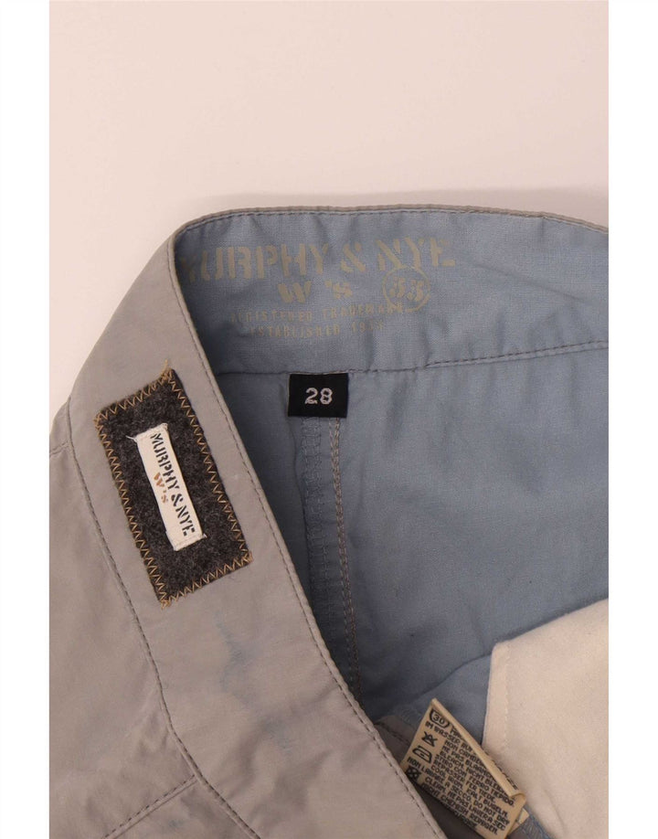 Murphy & Nye Falda Cargo De Cintura Alta Para Mujer W28 Gris Medio