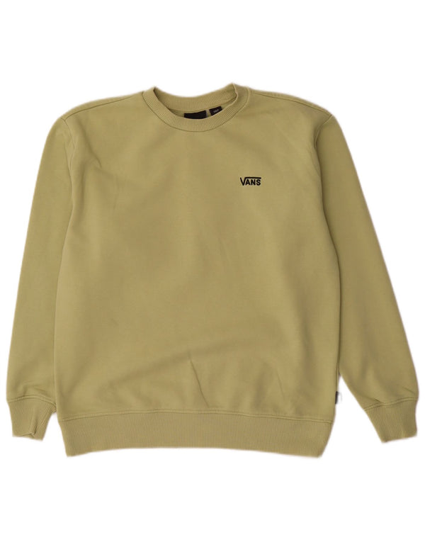 Vans Hombre Sudadera Jumper XS Verde Algodón