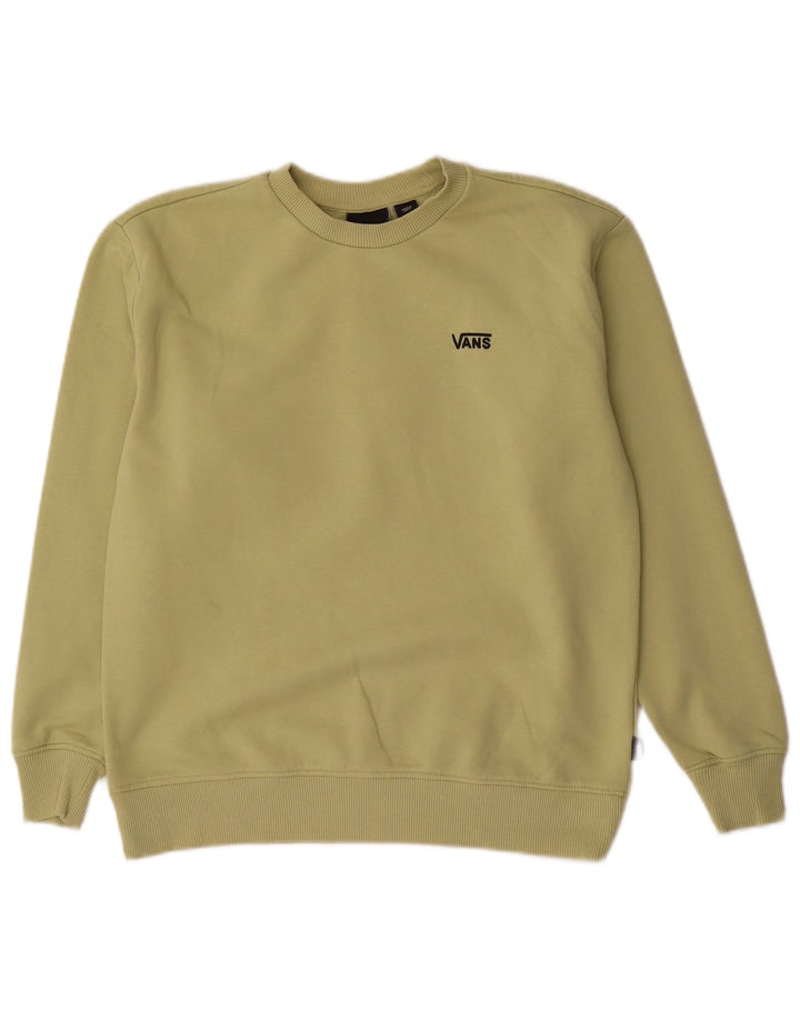 Vans Hombre Sudadera Jumper XS Verde Algodón