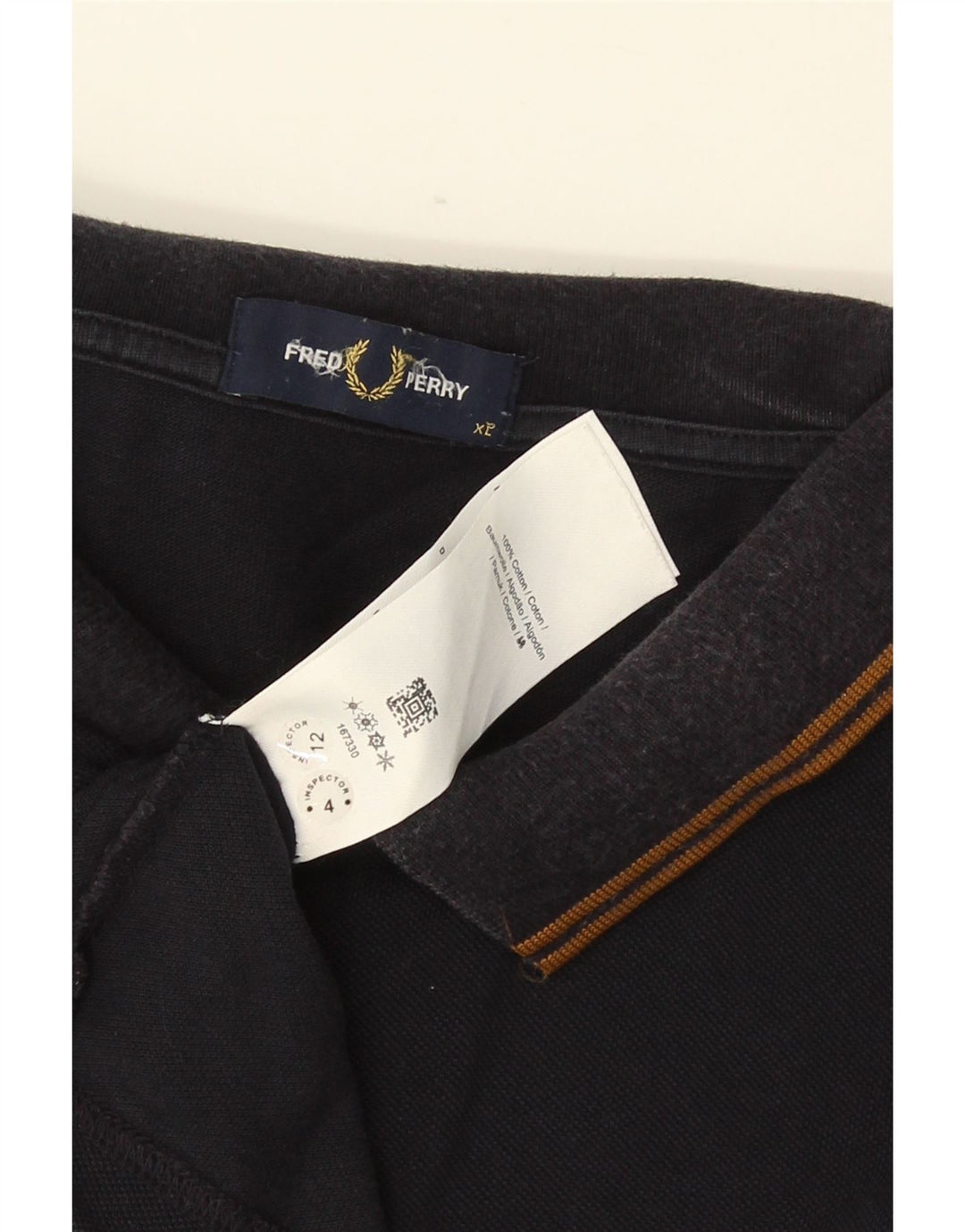 Polo Fred Perry Hombre XL Algodón Azul Marino