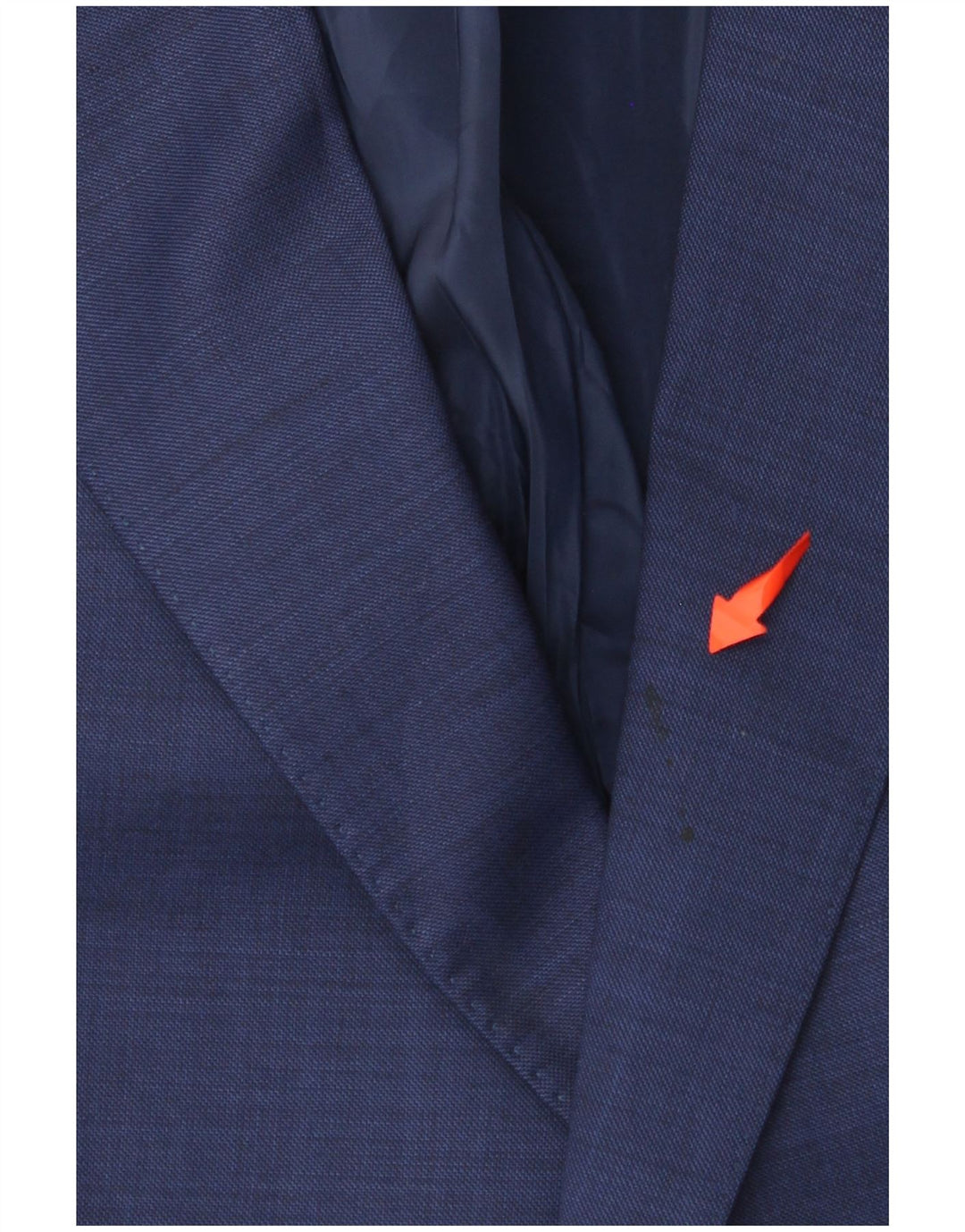 TOMMY HILFIGER Chaqueta tipo blazer de 2 botones para hombre IT 50 Large Lana azul marino