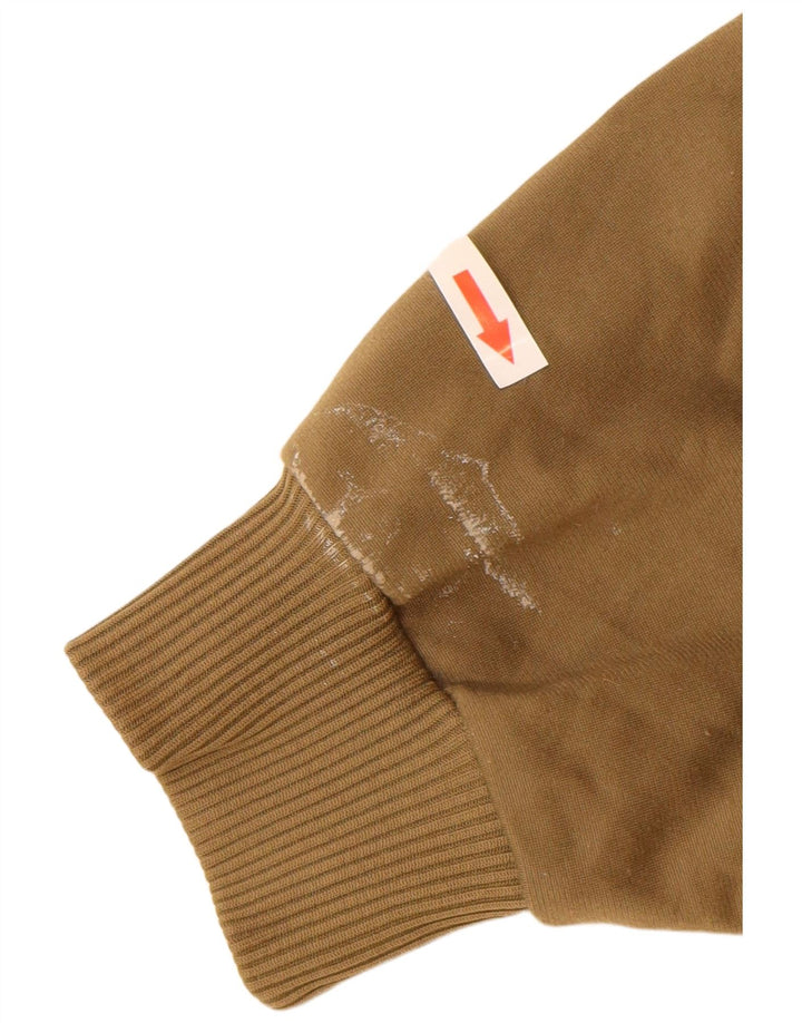 Adidas - Chaqueta de chándal para hombre, talla 40/42, poliéster caqui medio