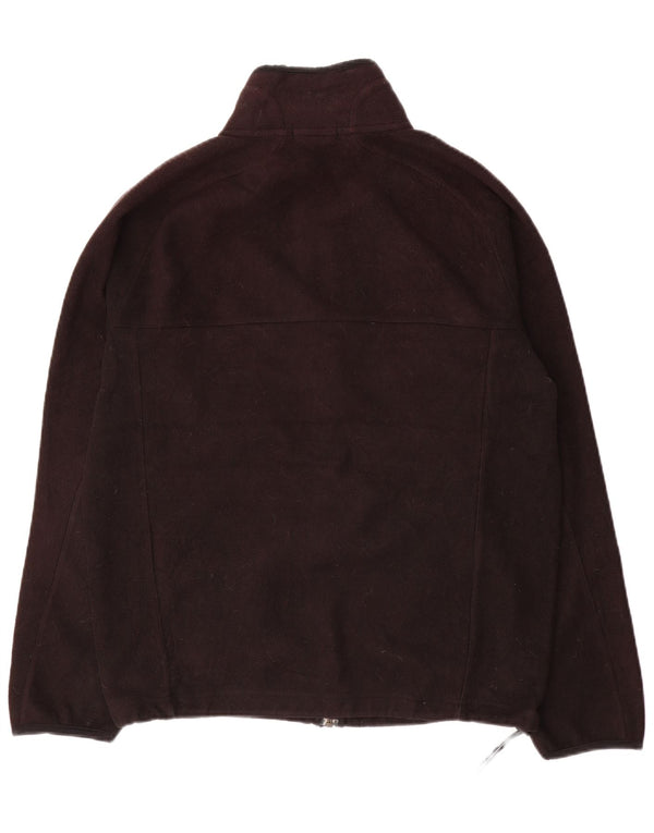 Nautica Chaqueta polar para hombre UK 38 Mediana Negro Poliéster