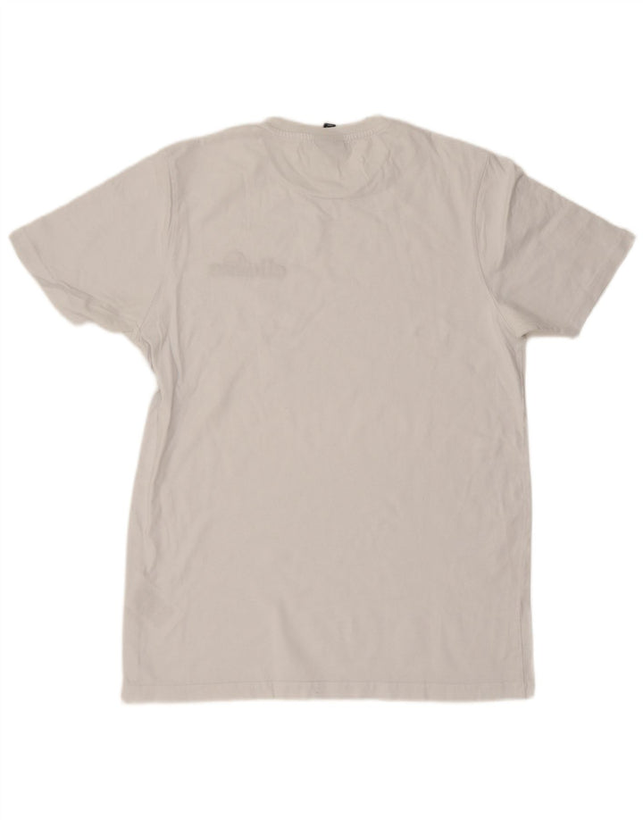 Ellesse - Camiseta para hombre, talla grande, algodón blanco
