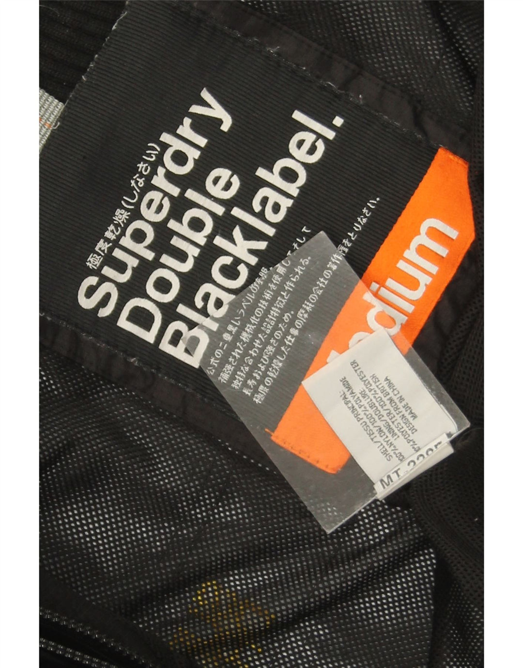 Superdry Chaqueta cortavientos para mujer UK 44 Medium Black Nylon