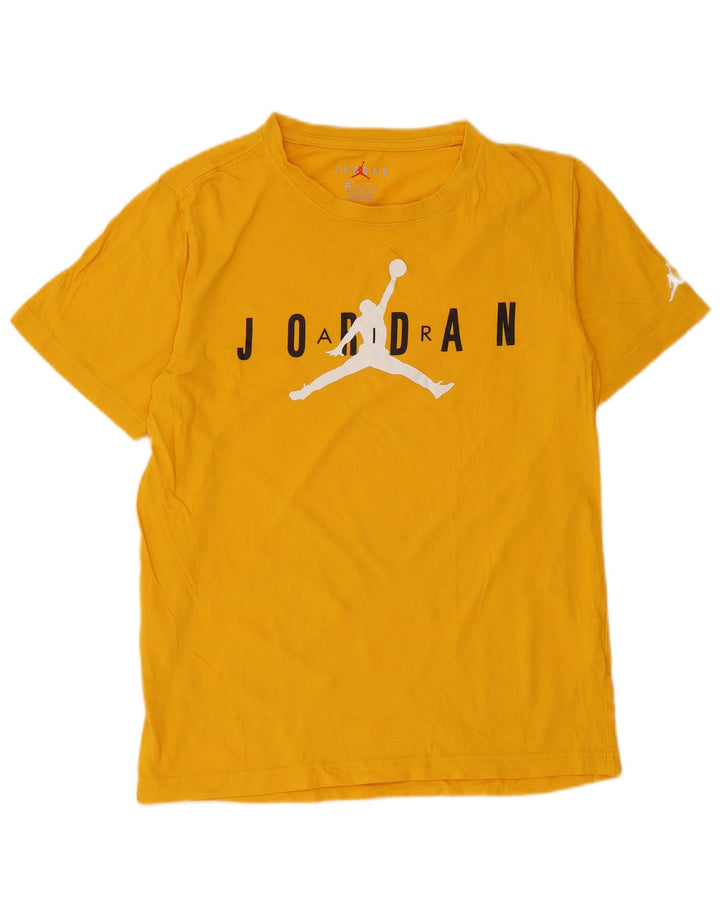 JORDAN Camiseta gráfica para niño Top 13-14 años XL Amarillo Algodón