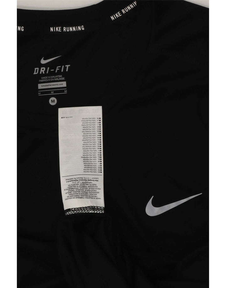Camiseta Nike Dri Fit para hombre Top Medium Black Poliéster
