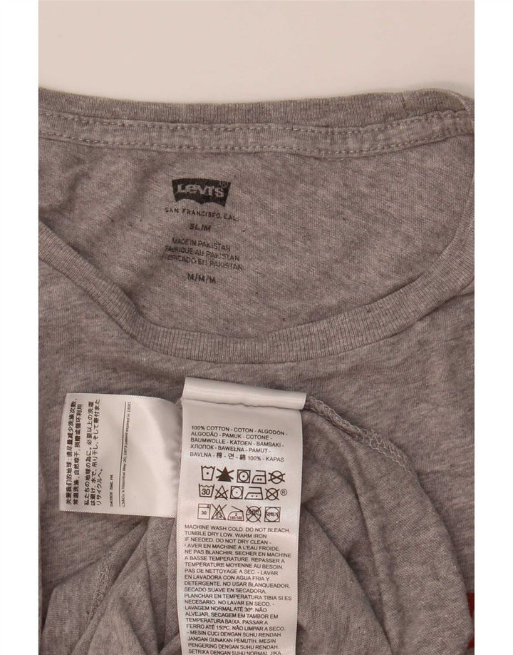 Levi's Camiseta ajustada para mujer UK 42 Gris medio moteado