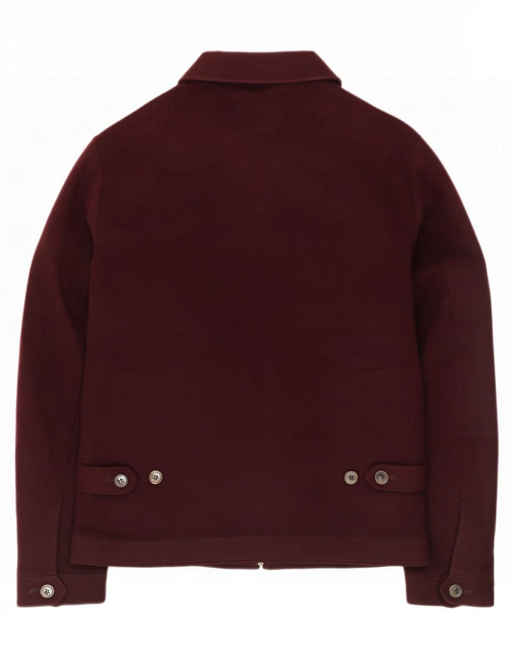 Ted Baker - Chaqueta bomber para hombre, talla 2, pequeña, color burdeos