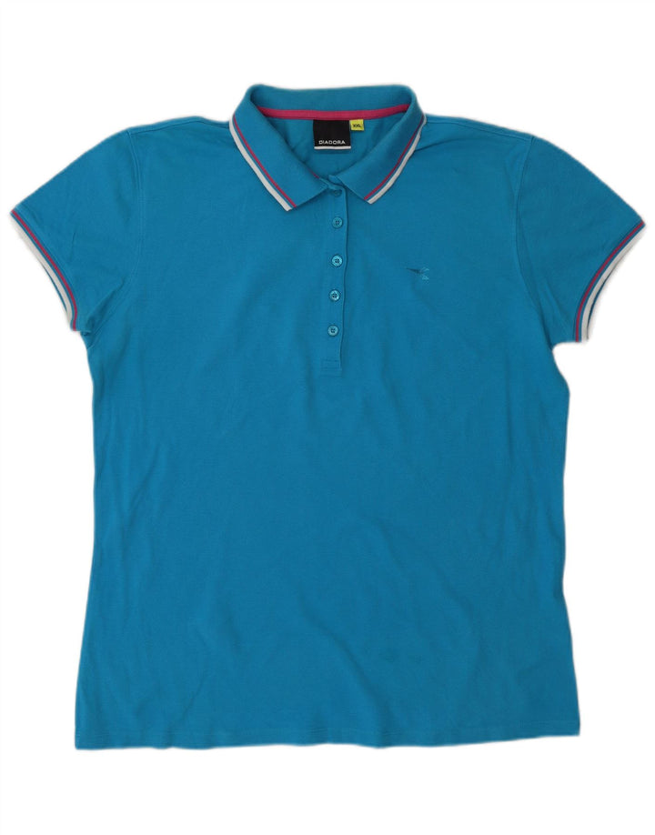DIADORA Polo Mujer ES 39 2XL Azul