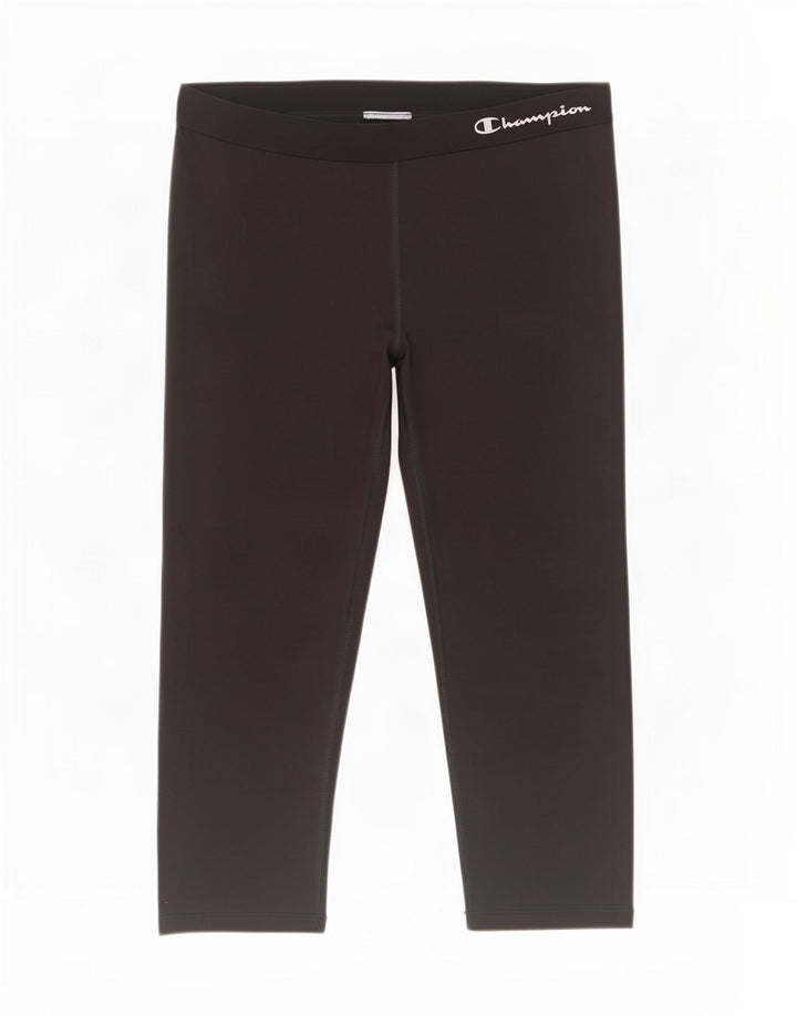 Champion Leggings Capri Gráficos para Mujer UK 44 Mediano Negro