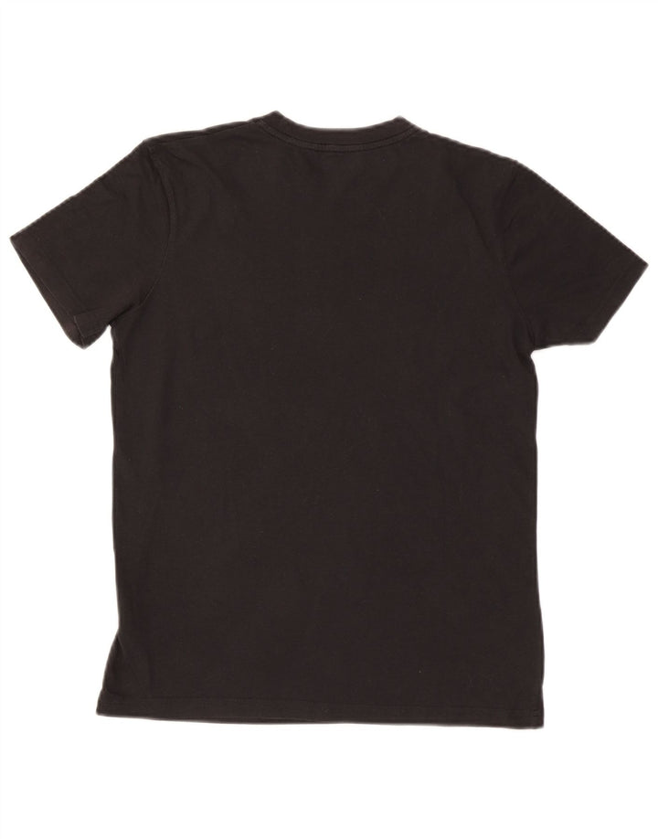 ASICS Camiseta gráfica para niños 13-14 años Small Negro Algodón