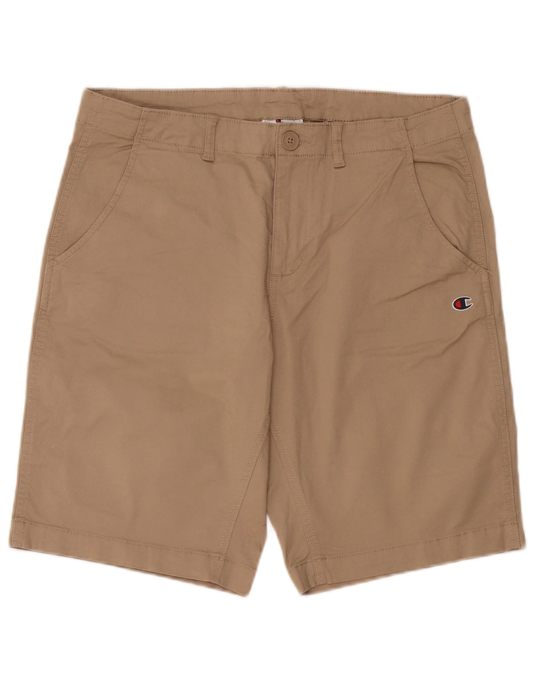 CHAMPION Pantalones cortos casuales para hombre grande W36 algodón beige