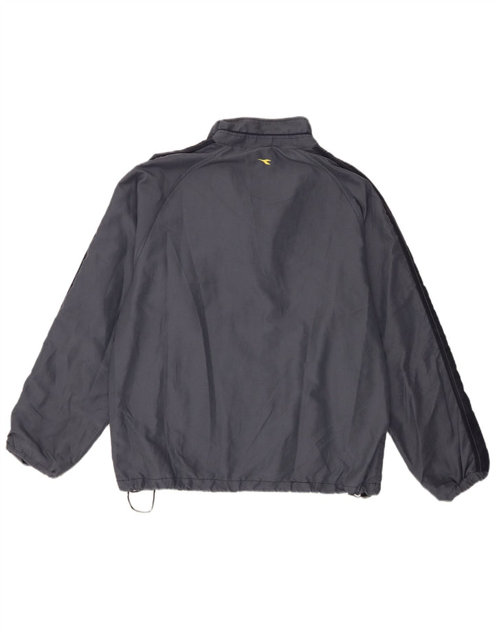 Diadora Hombre Chándal Top Jacket Large Azul Marino Colorblock Poliéster