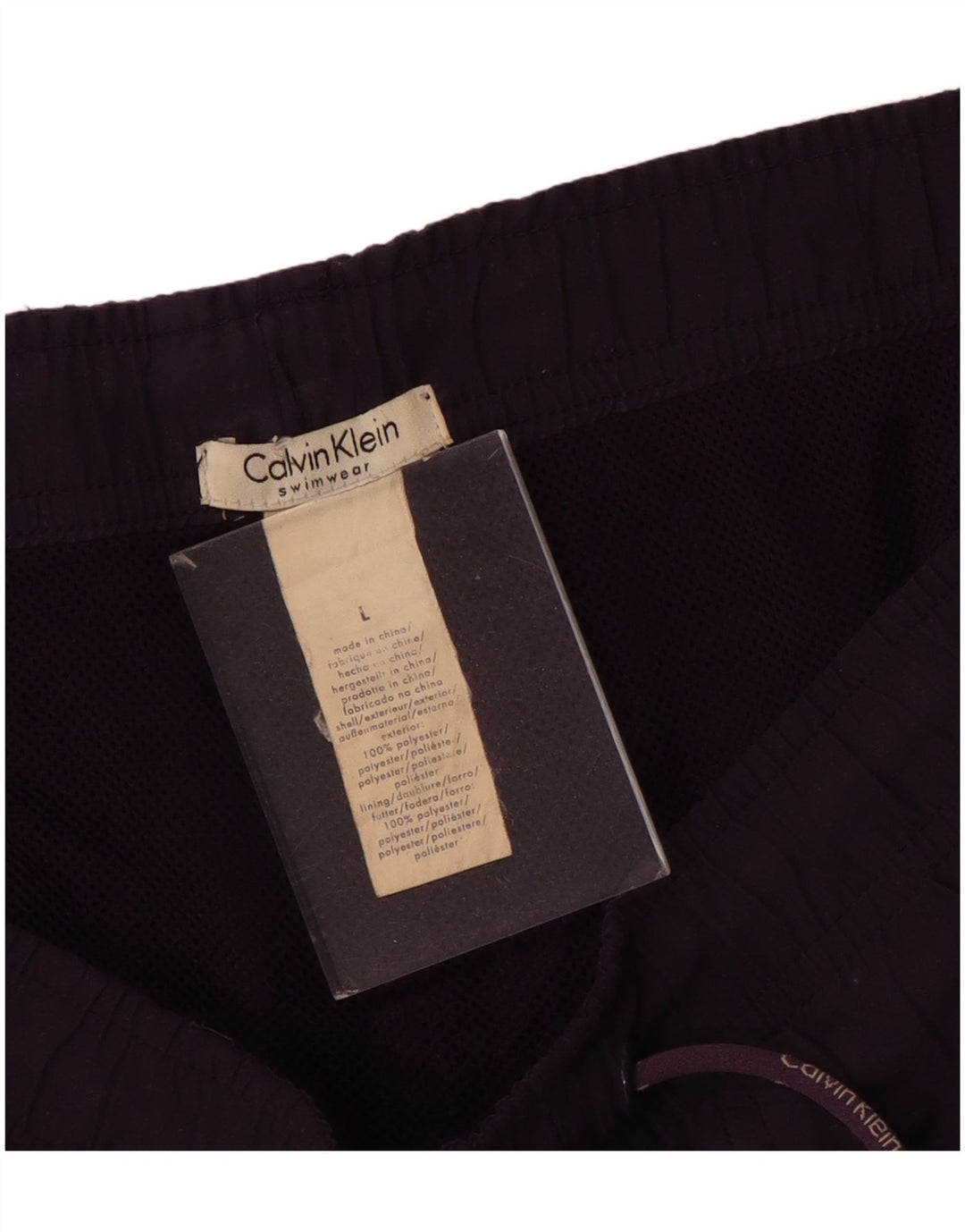 CALVIN KLEIN Bañador con estampado gráfico para hombre Poliéster morado grande