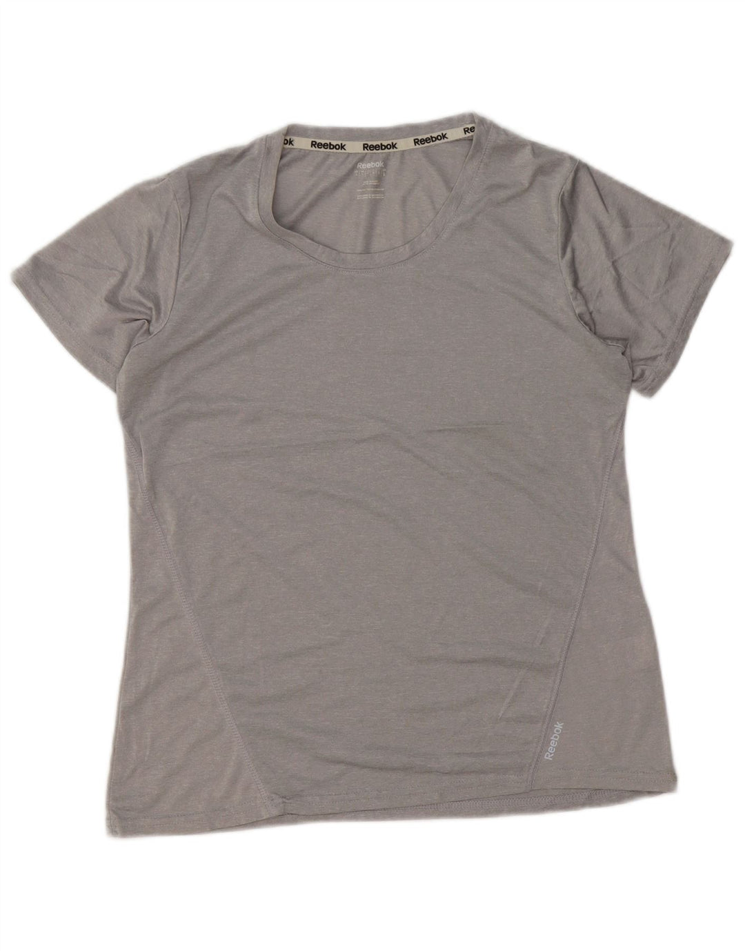 REEBOK Camiseta para mujer Top UK 46 Grande Gris Poliéster