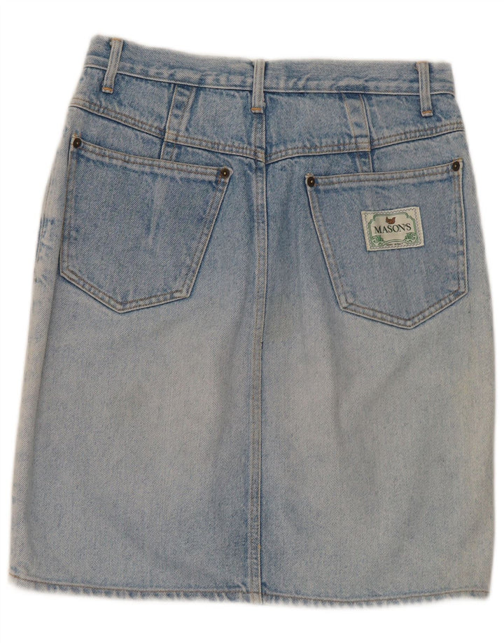 Falda vaquera para mujer Mason's W28 Azul medio