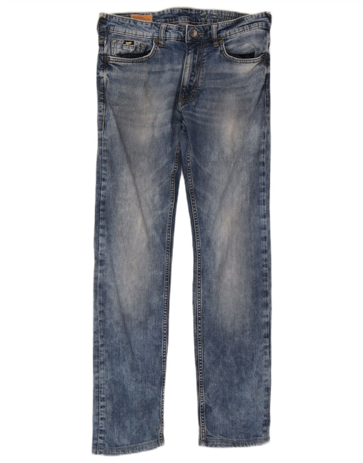 Vaqueros Recto Mujer Gas W32 L30 Algodón Azul