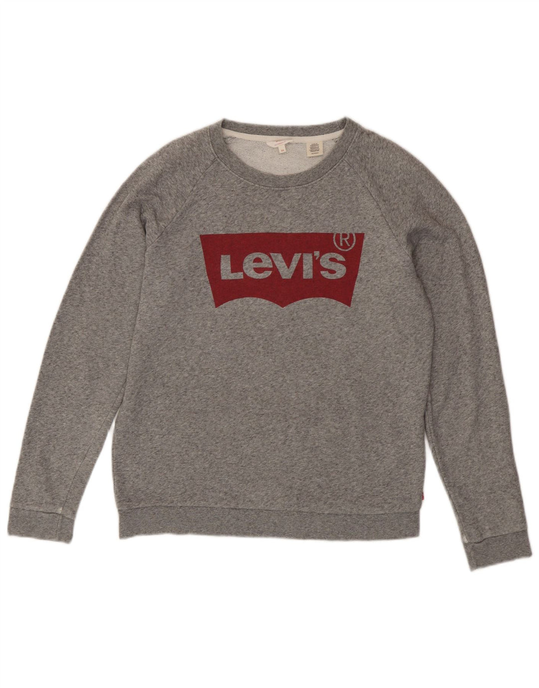 Levi's Sudadera de gran tamaño con gráfico para mujer UK 6 XS Gris moteado