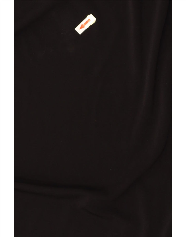 DKNY Vestido túnica con alas de murciélago para mujer UK 46 Large Viscosa negra