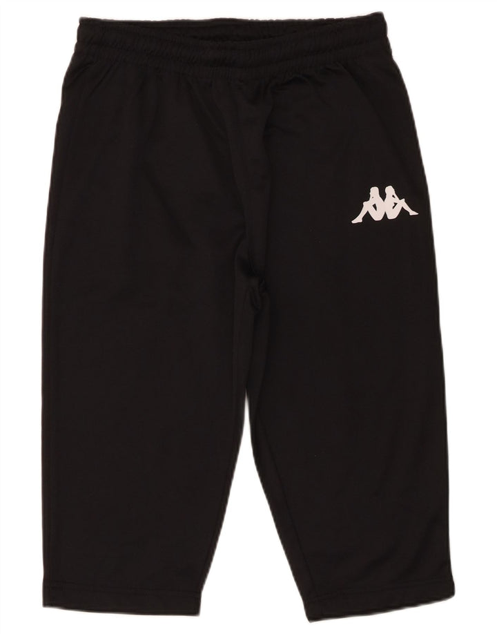 Kappa Bermudas Deportivas para Hombre Shorts Pequeños Poliéster Negro