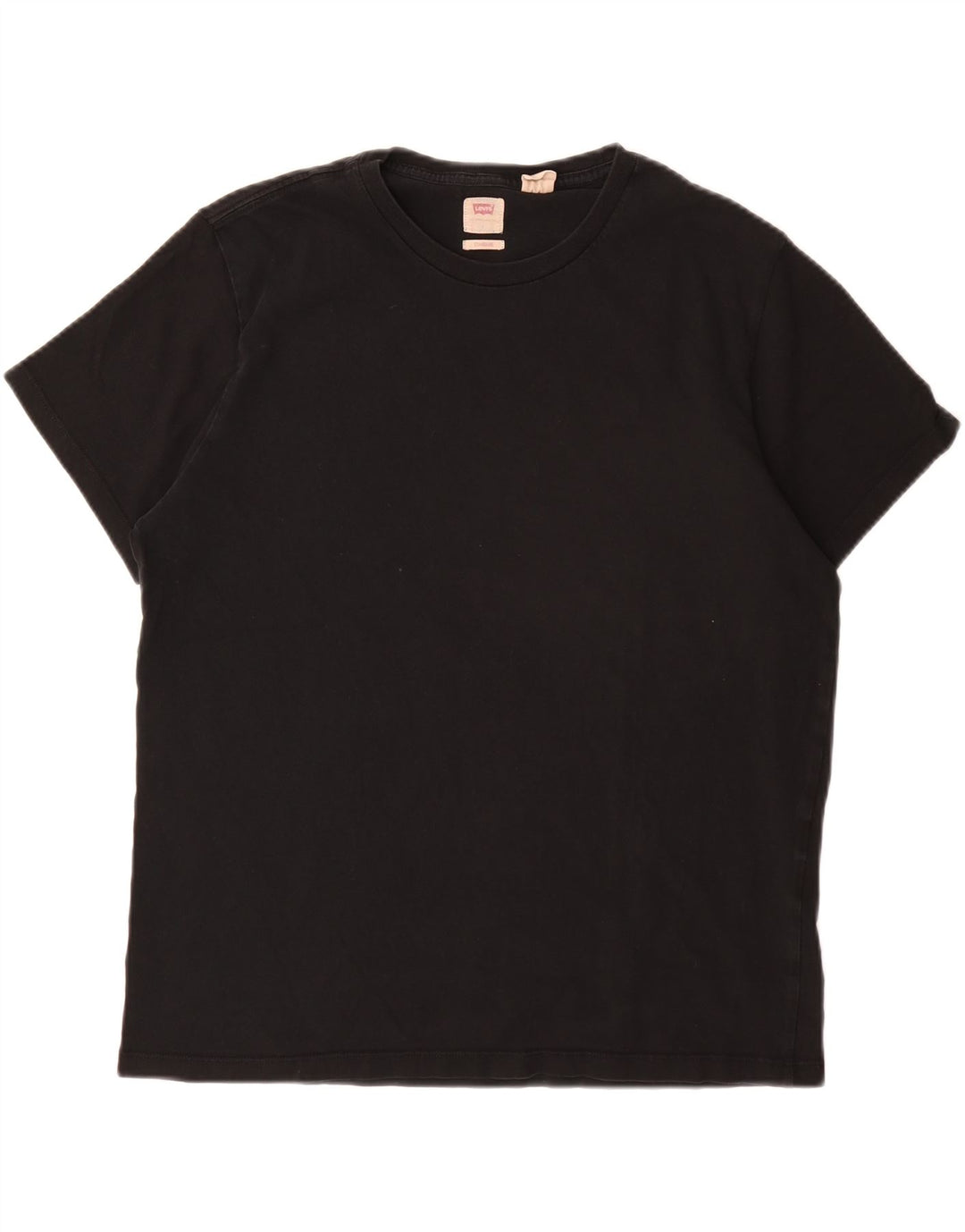 LEVI'S Mens Standard T-Shirt Top Large Black Cotton Vintage Levi's and Second-Hand Levi's from Messina Hembry 
