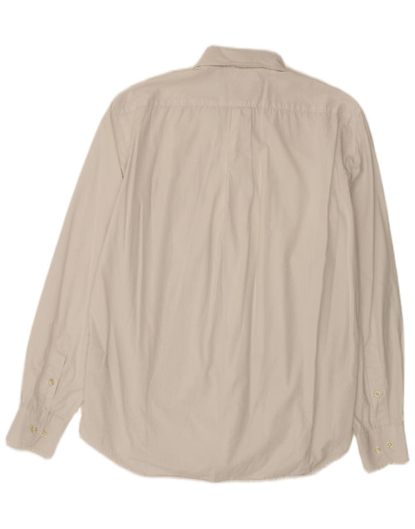 Camisa Marlboro Classics Hombre Grande Algodón Blanco