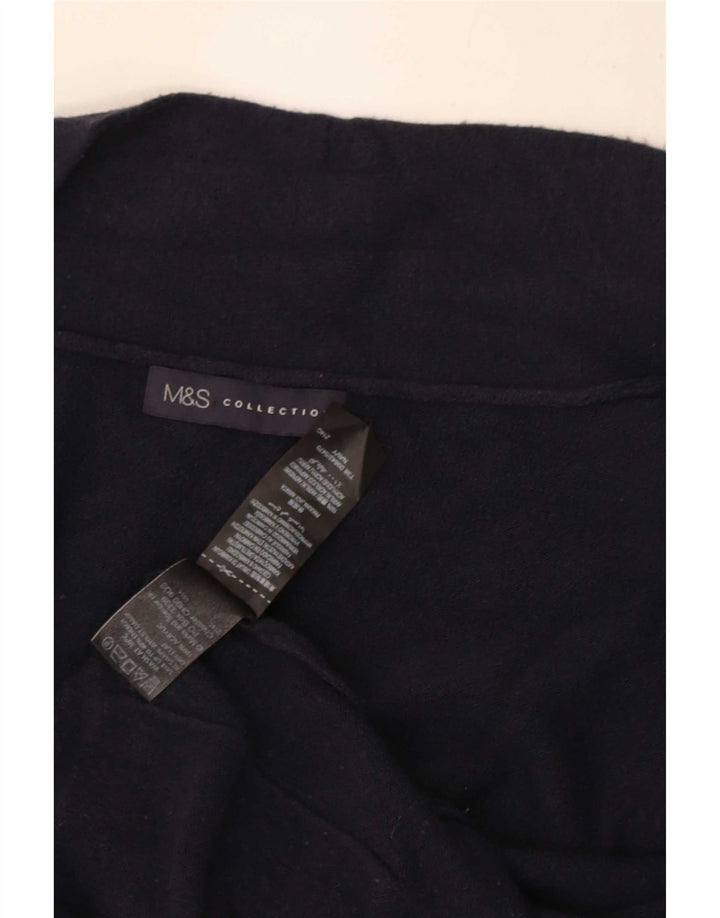 Marks & Spencer - Cárdigan largo para mujer, talla 40, tamaño mediano, azul marino