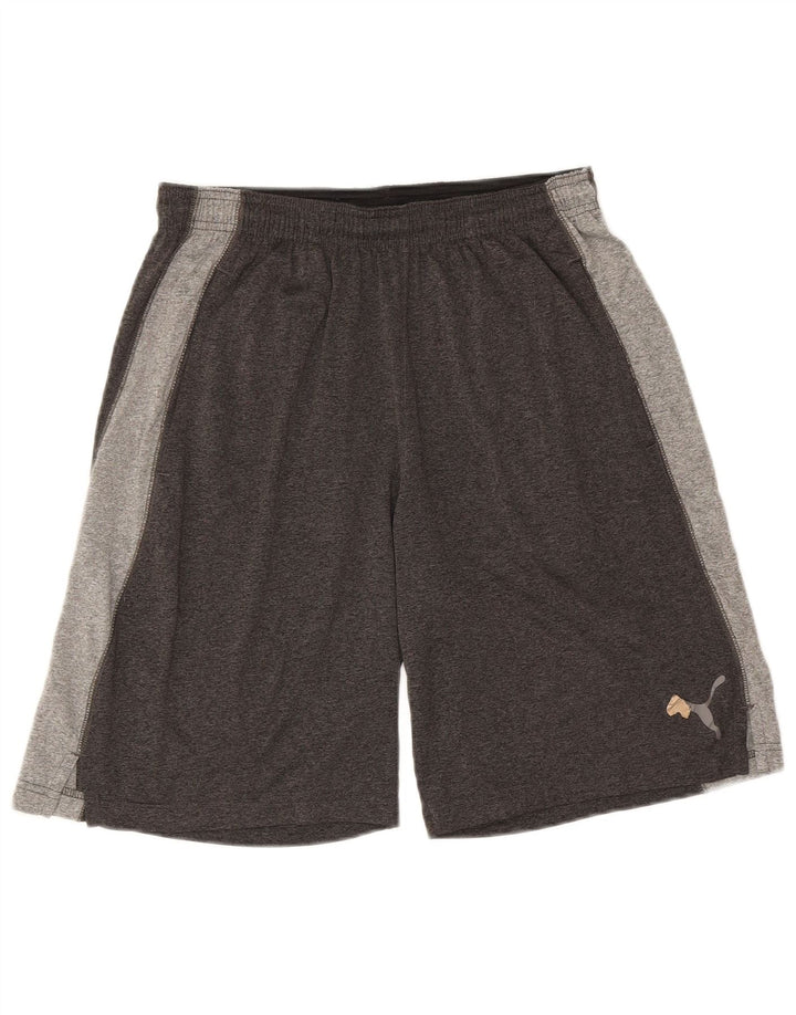 PUMA Pantalones cortos deportivos para hombre color gris medio