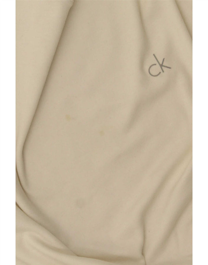 Calvin Klein Jeans Hombre Top Manga Larga Medio Blanco