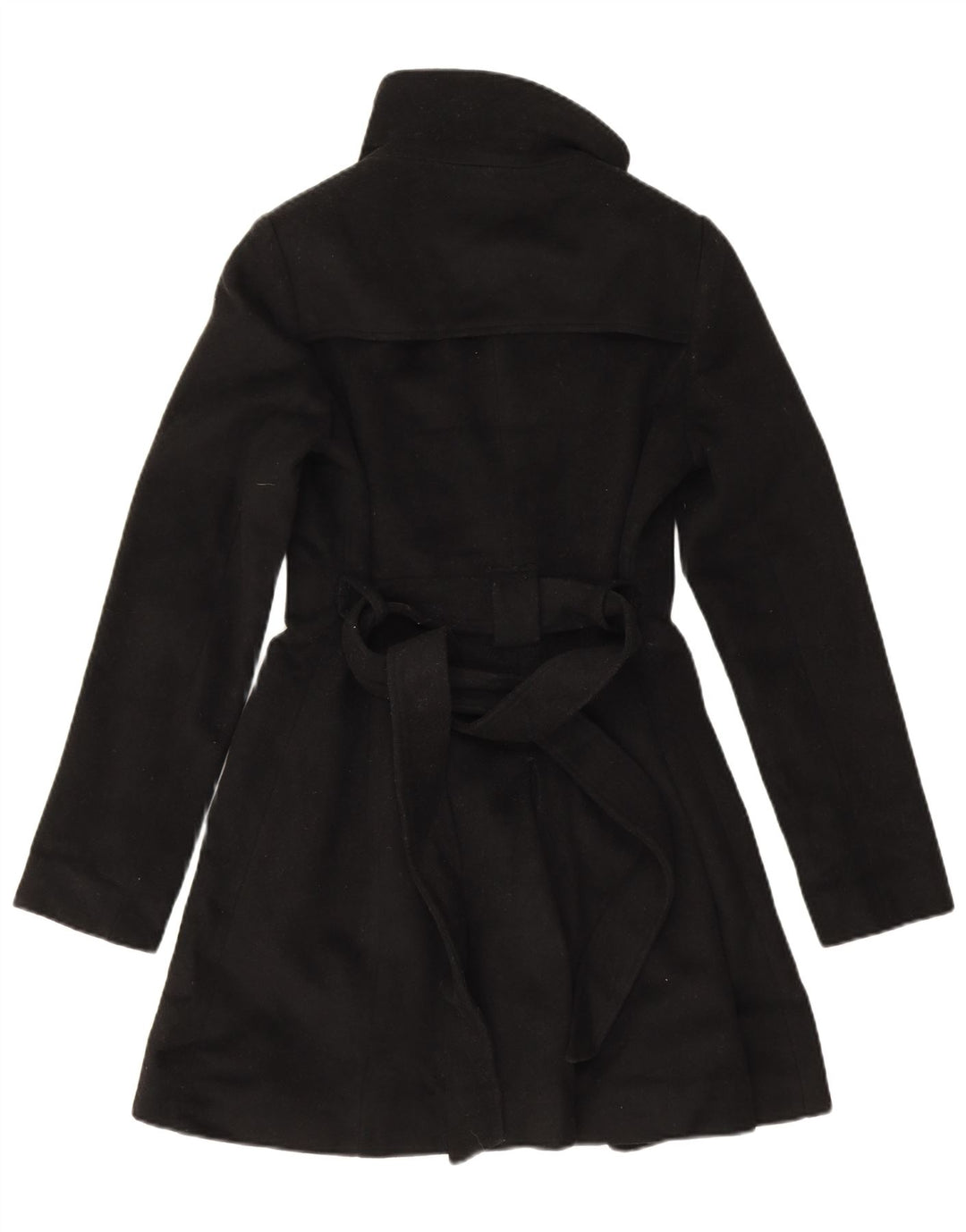 Dkny Abrigo extragrande para mujer US 2 XS Lana negra