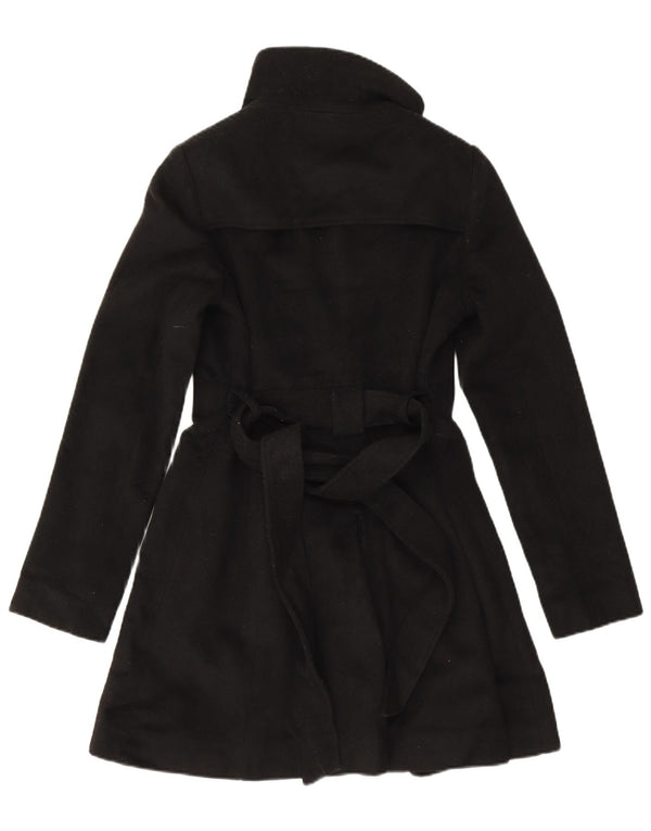 Dkny Abrigo extragrande para mujer US 2 XS Lana negra